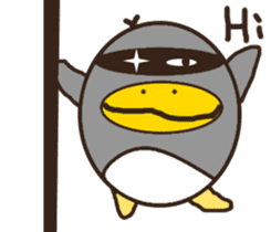 Cool surprise penguins sticker #12059087