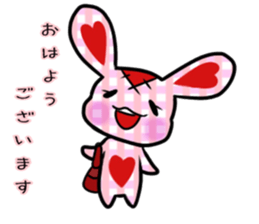 Rabbit stuffed. sticker #12059985