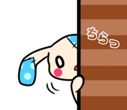 Rabbit stuffed. sticker #12060008