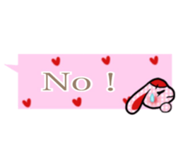 Rabbit stuffed. sticker #12060013