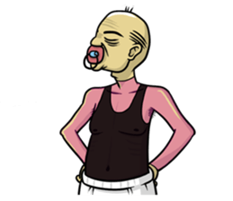 Bayi Tua sticker #12060245