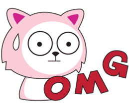Sweet Pink Cat Daily sticker #12061551