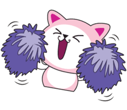 Sweet Pink Cat Daily sticker #12061552