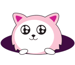 Sweet Pink Cat Daily sticker #12061567