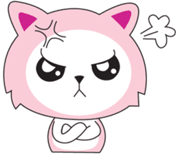 Sweet Pink Cat Daily sticker #12061568