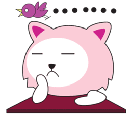 Sweet Pink Cat Daily sticker #12061570