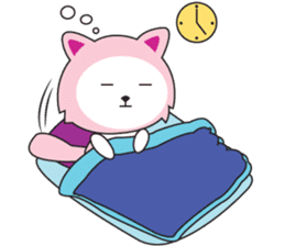 Sweet Pink Cat Daily sticker #12061572