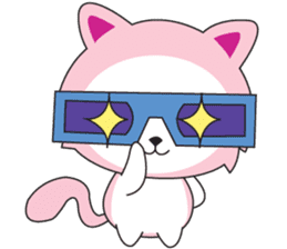Sweet Pink Cat Daily sticker #12061574