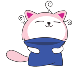 Sweet Pink Cat Daily sticker #12061575