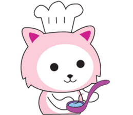 Sweet Pink Cat Daily sticker #12061582