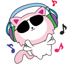 Sweet Pink Cat Daily sticker #12061584