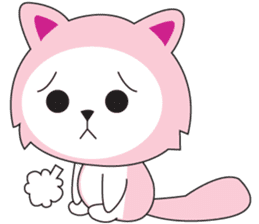 Sweet Pink Cat Daily sticker #12061586
