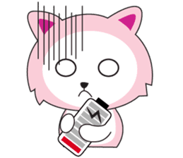 Sweet Pink Cat Daily sticker #12061587