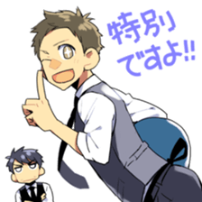 OFFICE WORKER MUTEKI and TEKURADA2 sticker #12061782