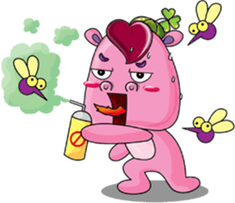 Lucky Red Heart Clover, Day 2 sticker #12062032