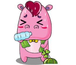 Lucky Red Heart Clover, Day 2 sticker #12062033