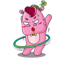 Lucky Red Heart Clover, Day 2 sticker #12062034