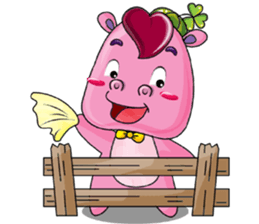 Lucky Red Heart Clover, Day 2 sticker #12062035