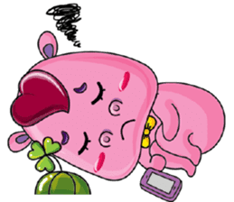 Lucky Red Heart Clover, Day 2 sticker #12062037