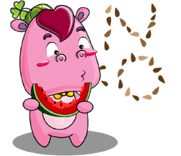 Lucky Red Heart Clover, Day 2 sticker #12062045