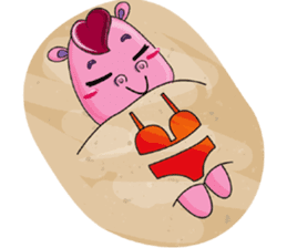 Lucky Red Heart Clover, Day 2 sticker #12062049