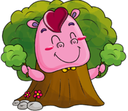 Lucky Red Heart Clover, Day 2 sticker #12062055