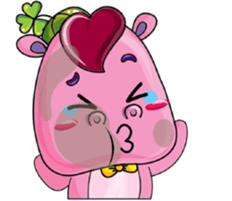 Lucky Red Heart Clover, Day 2 sticker #12062061