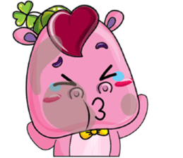 Lucky Red Heart Clover, Day 2 sticker #12062061