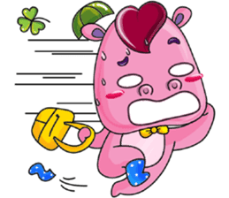 Lucky Red Heart Clover, Day 2 sticker #12062068