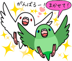 Pacific Parrotlet "Mameruliha" sticker #12062086