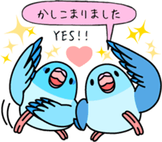 Pacific Parrotlet "Mameruliha" sticker #12062087