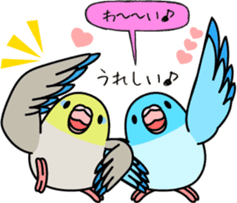 Pacific Parrotlet "Mameruliha" sticker #12062100