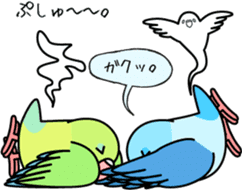 Pacific Parrotlet "Mameruliha" sticker #12062109