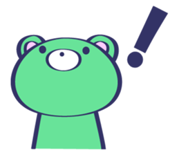 Surprised Face Bear sticker #12062110