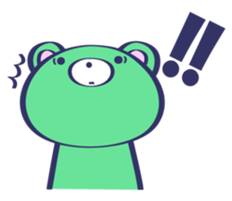 Surprised Face Bear sticker #12062111