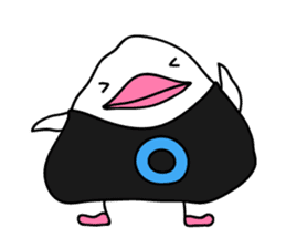 The Rice ball bird sticker #12062192