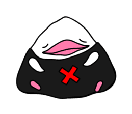 The Rice ball bird sticker #12062193