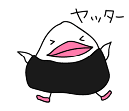 The Rice ball bird sticker #12062195