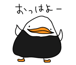 The Rice ball bird sticker #12062197