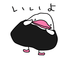 The Rice ball bird sticker #12062200