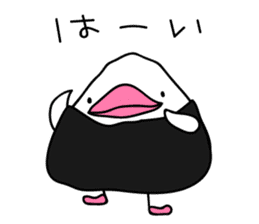 The Rice ball bird sticker #12062201
