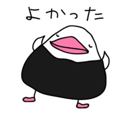 The Rice ball bird sticker #12062206