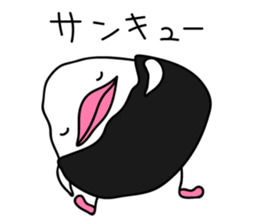 The Rice ball bird sticker #12062207