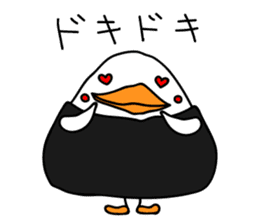 The Rice ball bird sticker #12062211