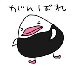 The Rice ball bird sticker #12062212