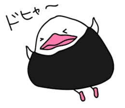 The Rice ball bird sticker #12062215