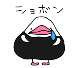 The Rice ball bird sticker #12062218