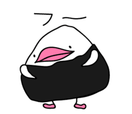 The Rice ball bird sticker #12062223
