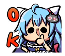 lashinbang lanlan yurucomi sticker2 sticker #12062430