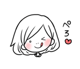 blush Girl 2 sticker #12062709